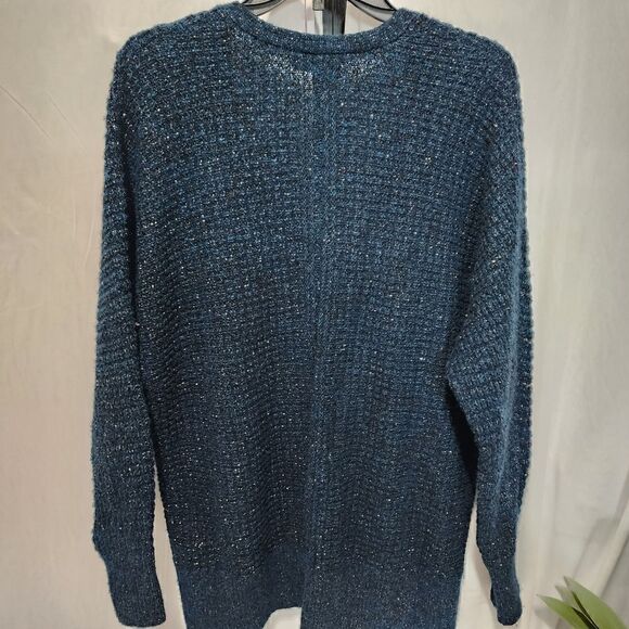 Lane Bryant Cardigan Women's Size 18/20 Blue/teal, Rhinestone - Picture 4 of 4